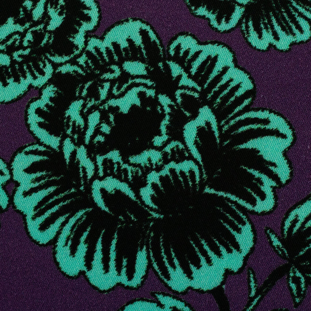 Viskose Webware Swafing - Peonies by Cherry Picking purple