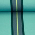 Viskose Webware Swafing - Stripes by Kibadoo aqua