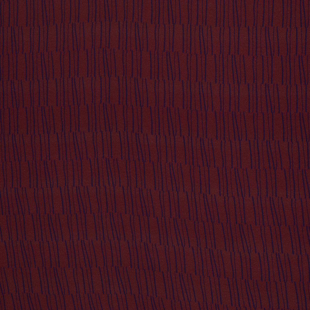 Viskose Webware Swafing - Striple by Kibadoo maroon