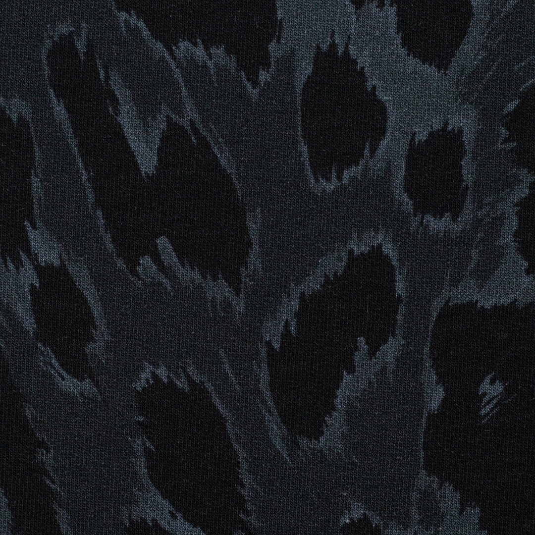 Modal French Terry Swafing - "Leo" by Kibadoo schwarz/grau