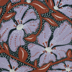 Viskose Webware Swafing - Trailing Flowers by Bienvenido Colorido flieder