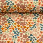 Jersey "Fleur de Lausemia" Swafing - beige/altrosa