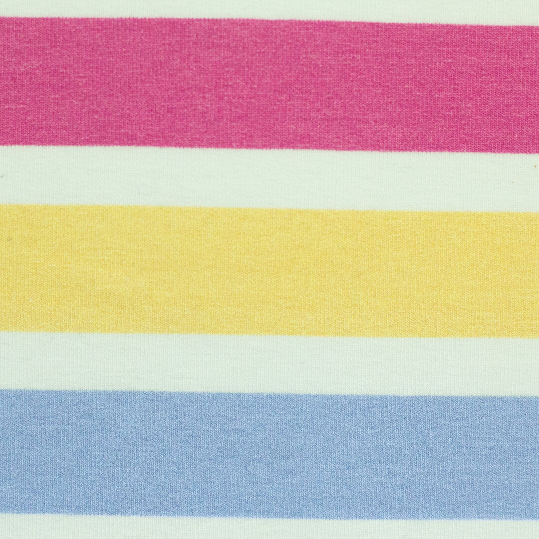 French Terry Panel "Stripes" by lillesol & pelle - weiß (1Panel)