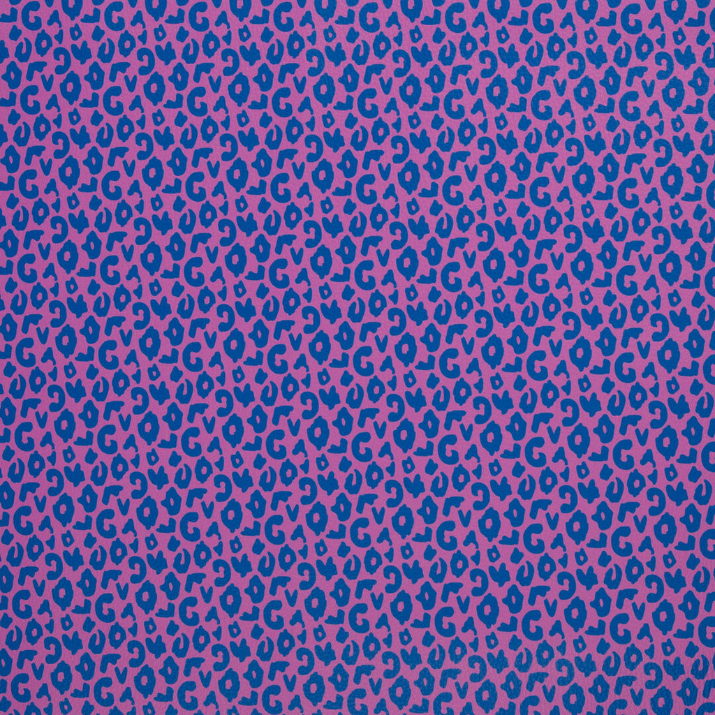 Kunstleder "Brush & Wild" by Cherry Picking von Swafing - Leo pink/royal