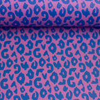 Kunstleder "Brush & Wild" by Cherry Picking von Swafing - Leo pink/royal