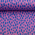 Kunstleder "Brush & Wild" by Cherry Picking von Swafing - brush pink/royal