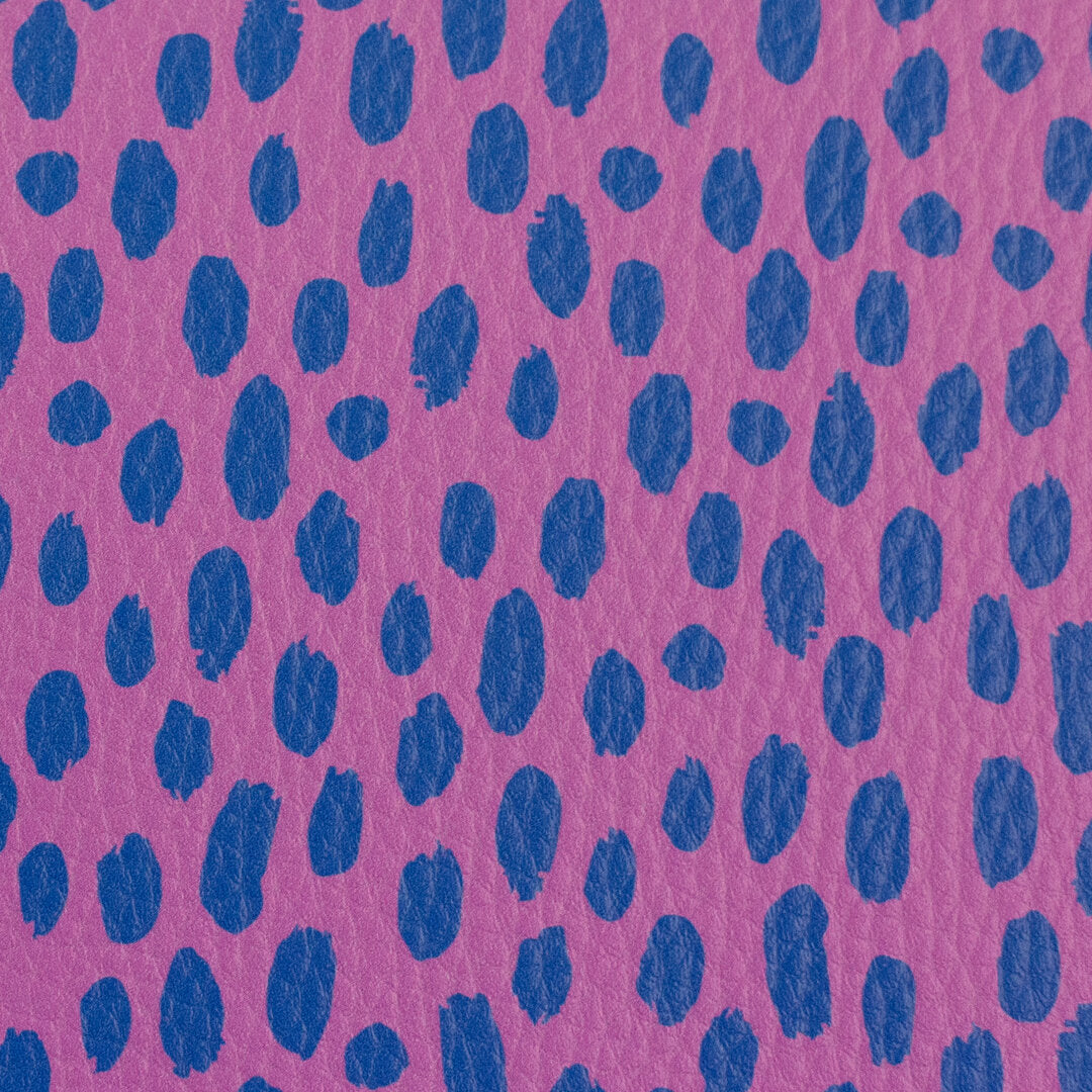 Kunstleder "Brush & Wild" by Cherry Picking von Swafing - brush pink/royal