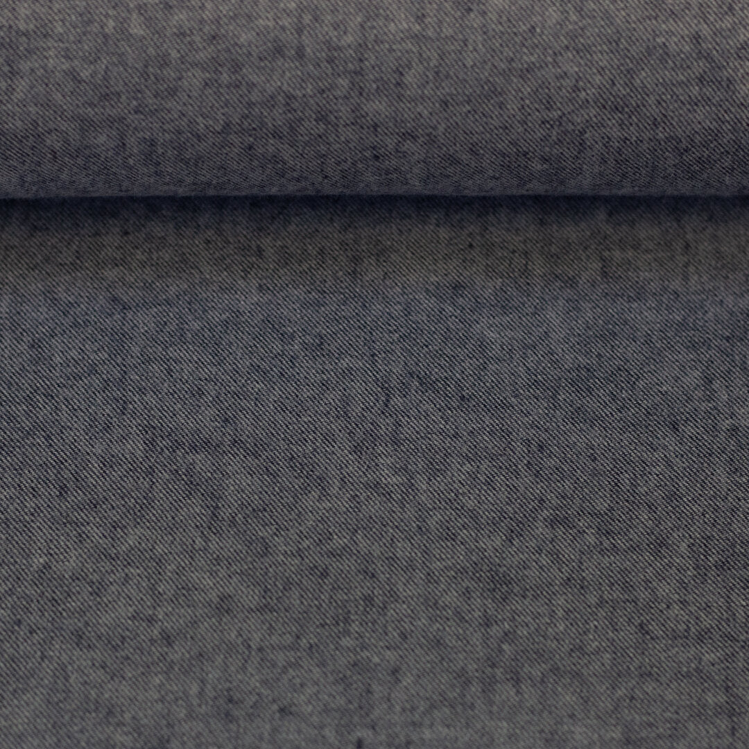 Baumwoll-Flanell "Hudson" Swafing - grau