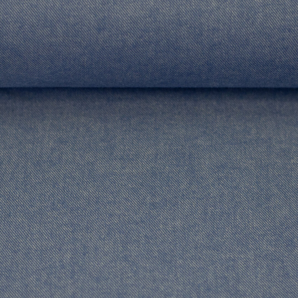 Baumwoll-Flanell "Hudson" Swafing - rauchblau