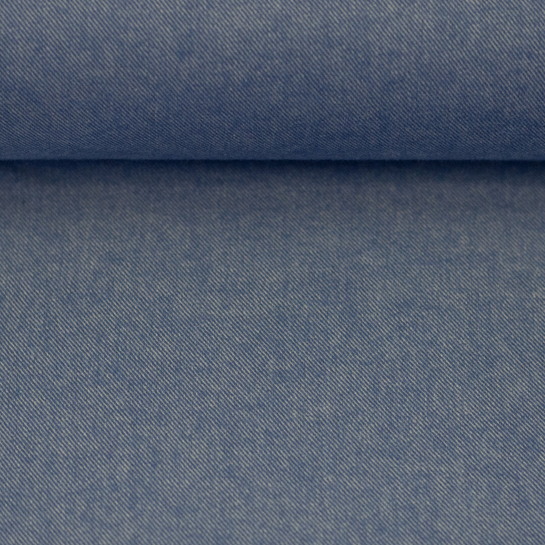 Baumwoll-Flanell "Hudson" Swafing - rauchblau