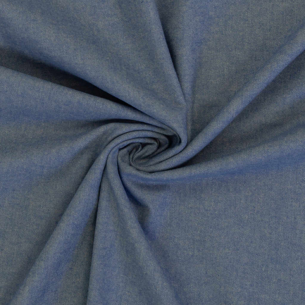 Baumwoll-Flanell "Hudson" Swafing - rauchblau