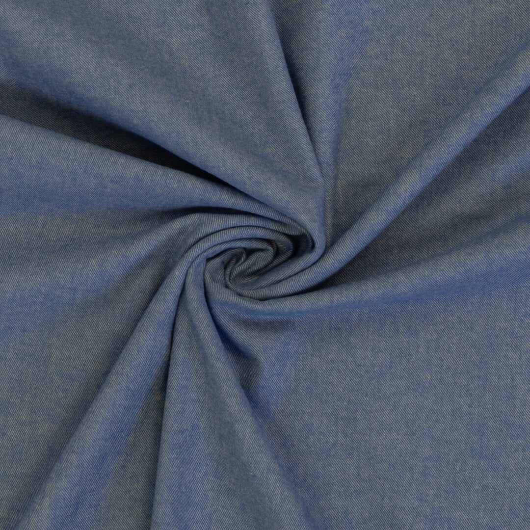 Baumwoll-Flanell "Hudson" Swafing - rauchblau