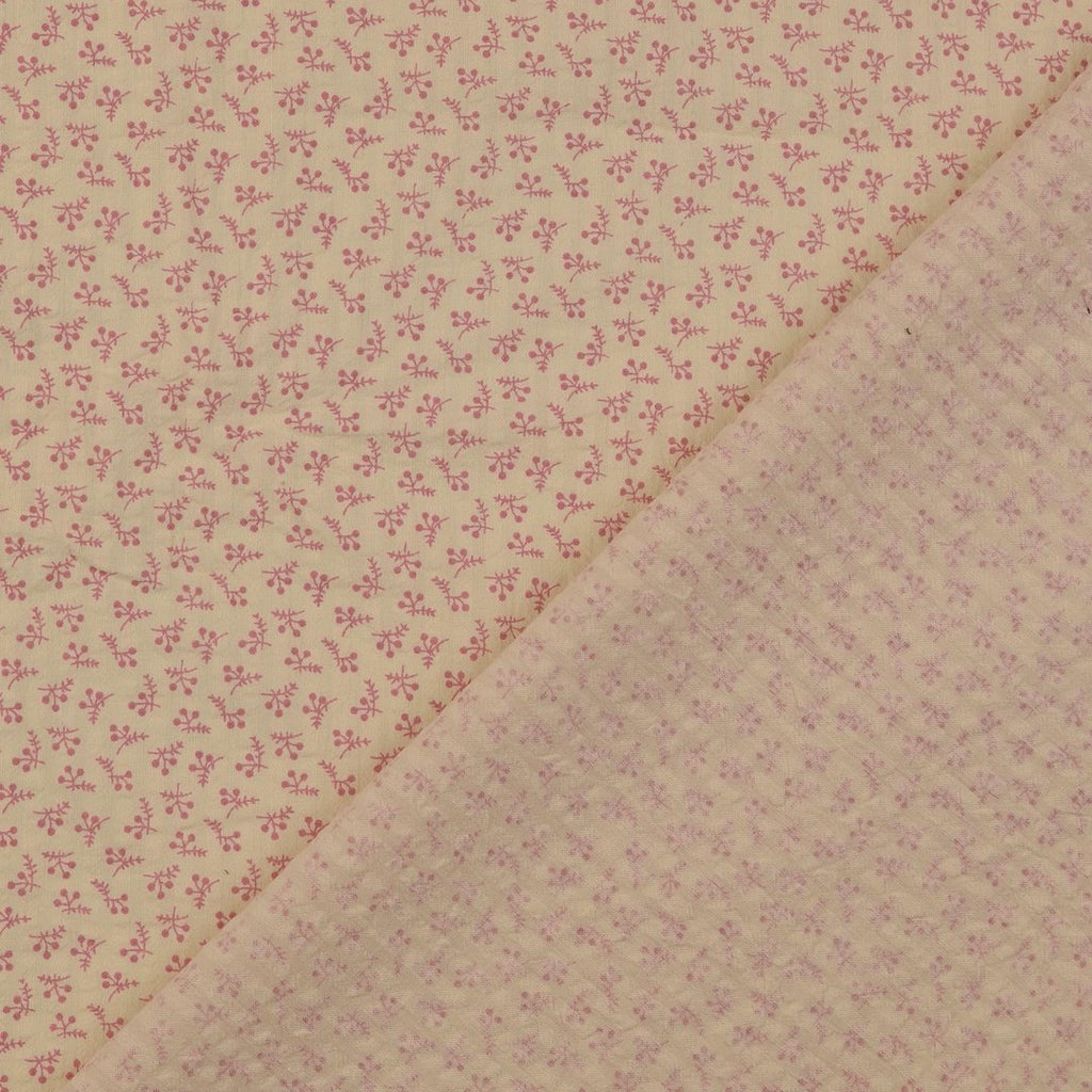 Baumwoll-Seersucker - vintage rosa *mit Video-Vorstellung*