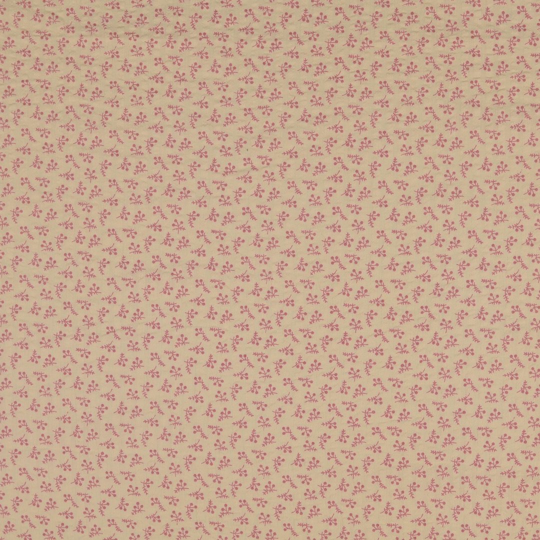 Baumwoll-Seersucker - vintage rosa *mit Video-Vorstellung*
