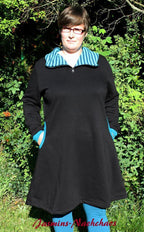 Ebook / Schnittmuster lillesol women No.13 Winterkombi Kleid & Shirt *mit Video-Nähanleitung*
