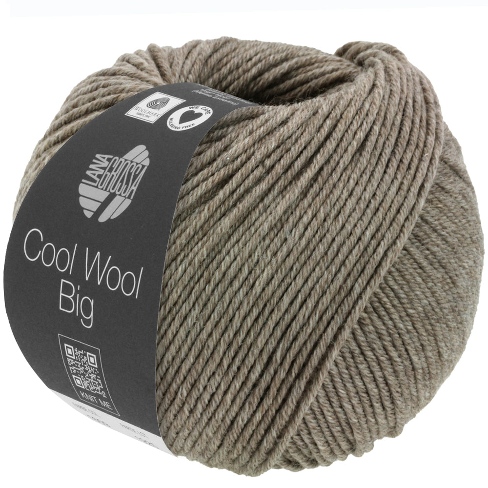 Cool Wool Big – Lana Grossa – graubraun meliert / 1621