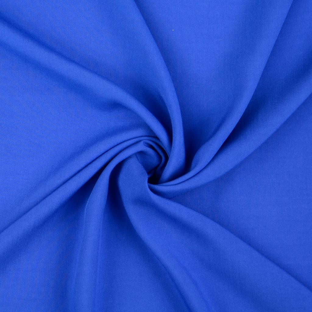 Viskose Popeline uni - royalblau