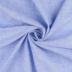 Leinen-Baumwolle meliert - blau *Videovorstellung*