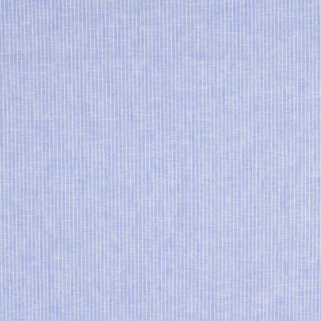 Leinen-Baumwolle meliert mit Streifen - blau *Videovorstellung*