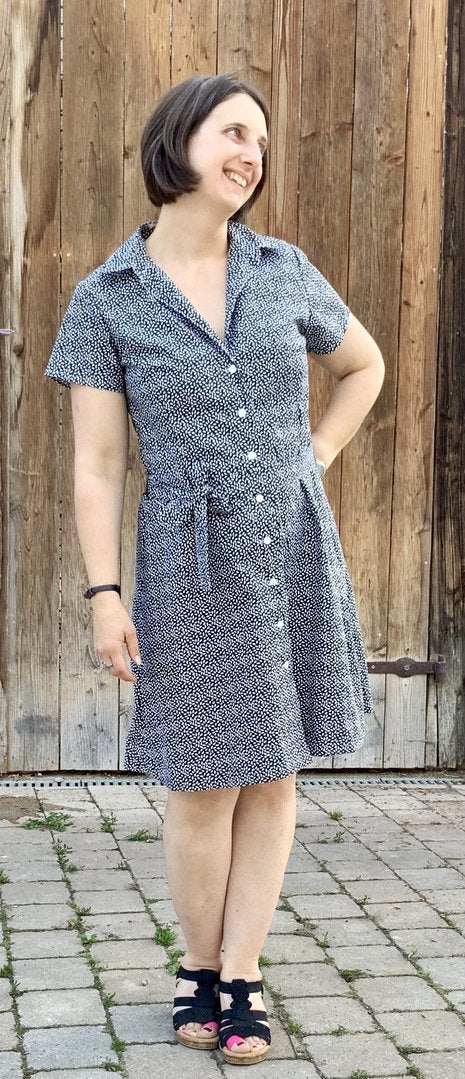 Ebook / Schnittmuster lillesol women No.43 Hemdbluse&Kleid Camisa *mit Video Nähanleitung*
