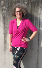Ebook / Schnittmuster lillesol women No.41 Wickelshirt *mit Video Nähanleitung*
