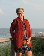 Ebook / Schnittmuster lillesol women No.46 LongCardigan Schalkragen *mit Videoanleitung*