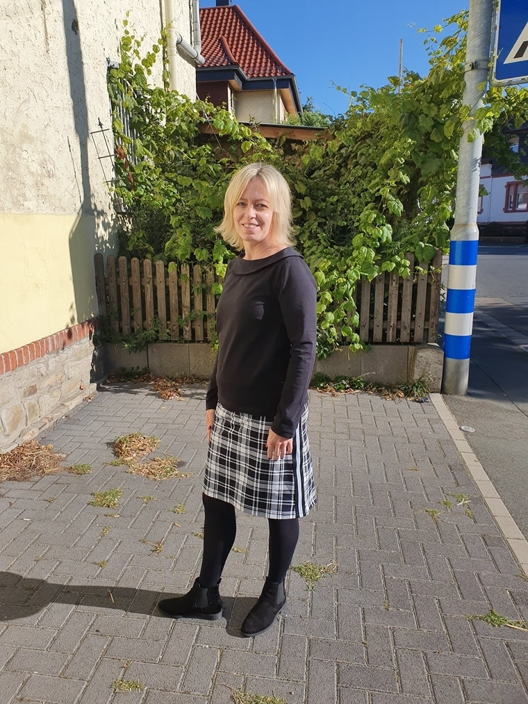 Ebook / Schnittmuster lillesol women No.48 Jerseyrock *mit Video Nähanleitung*