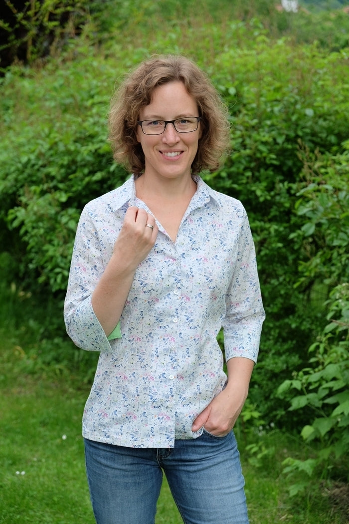 Ebook / Schnittmuster lillesol women No.43 Hemdbluse&Kleid Camisa *mit Video Nähanleitung*