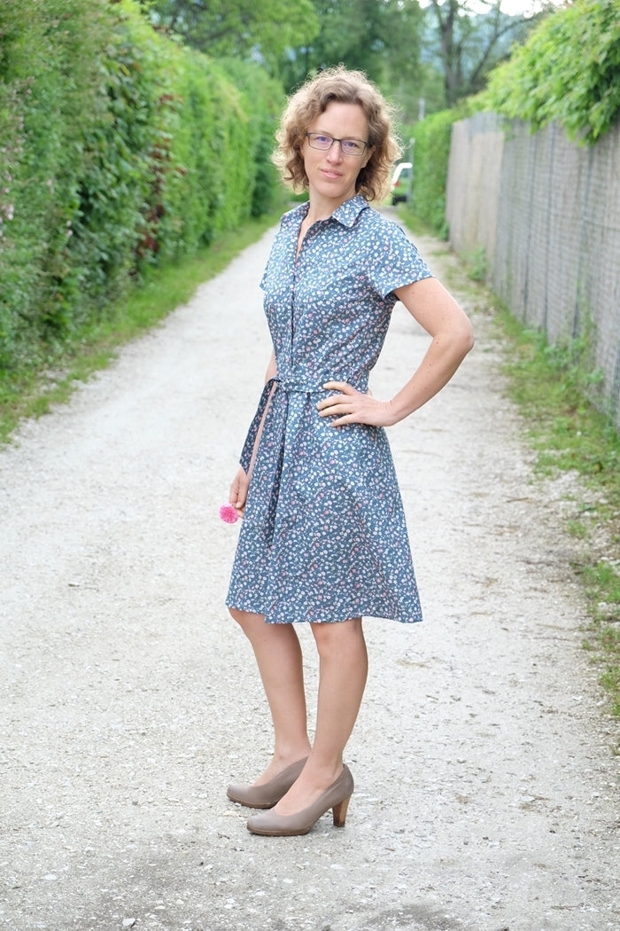 Ebook / Schnittmuster lillesol women No.43 Hemdbluse&Kleid Camisa *mit Video Nähanleitung*