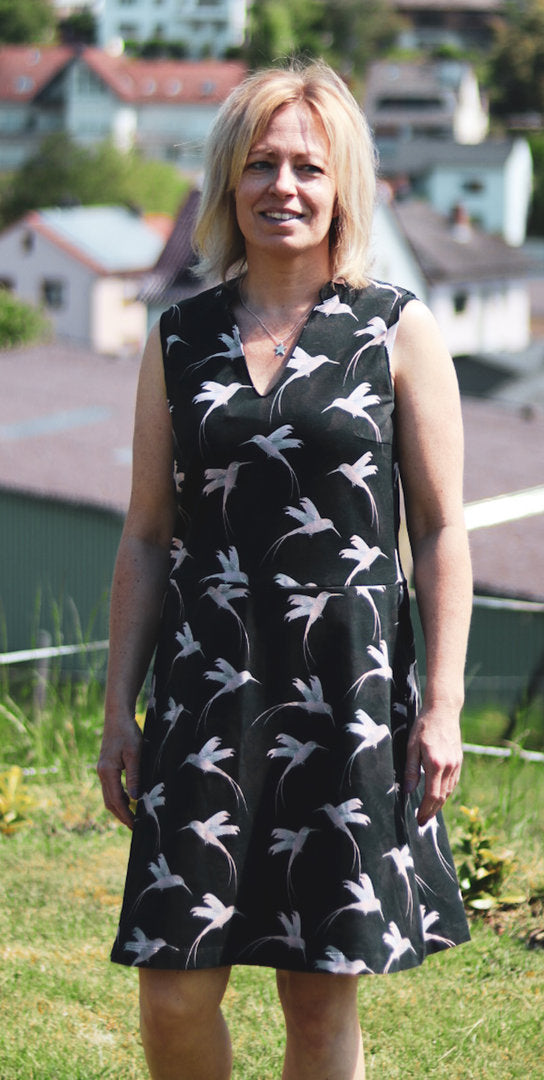 Ebook / Schnittmuster lillesol women No.55 Kleid & Shirt Candela *mit Video Nähanleitung*
