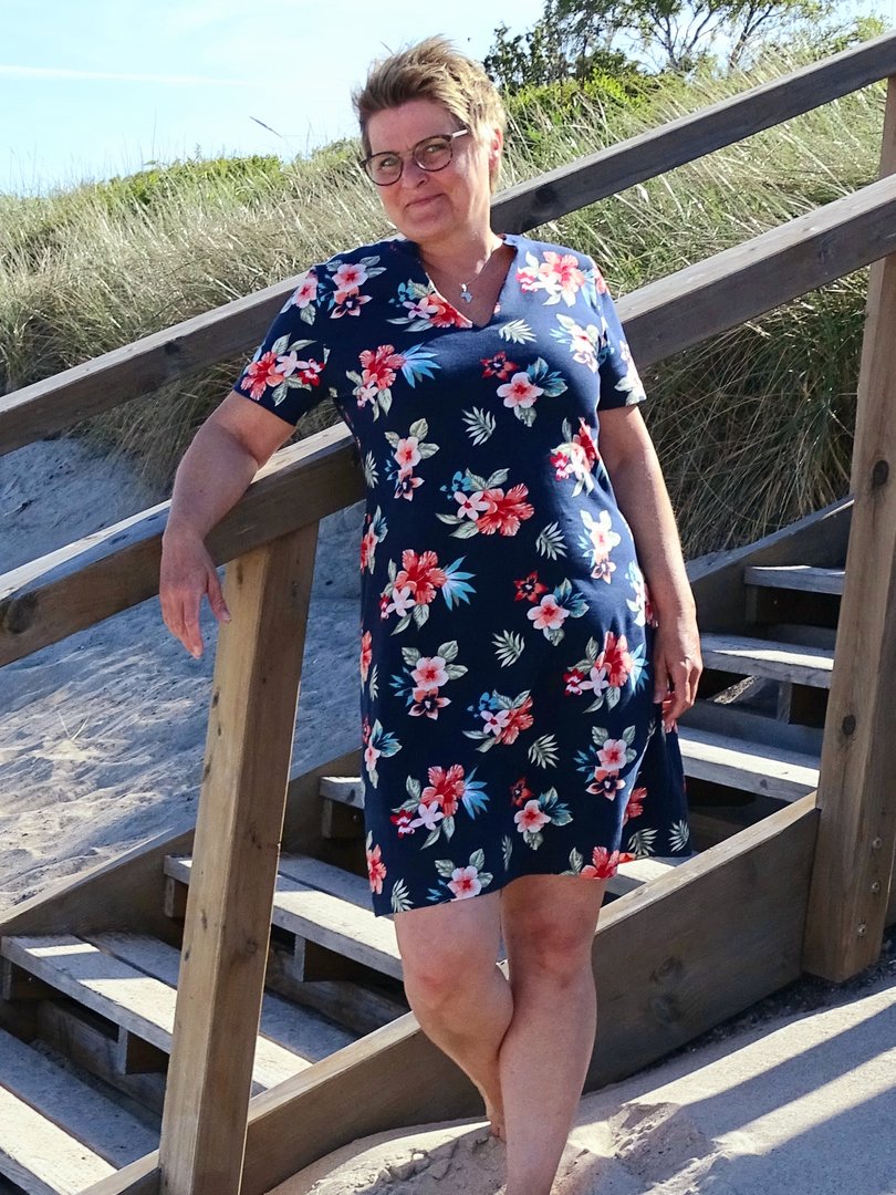 Ebook / Schnittmuster lillesol women No.55 Kleid & Shirt Candela *mit Video Nähanleitung*