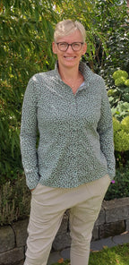 Designbeispiel: lillesol women No.57 Jerseybluse Leanna