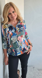 Designbeispiel: lillesol women No.57 Jerseybluse Leanna