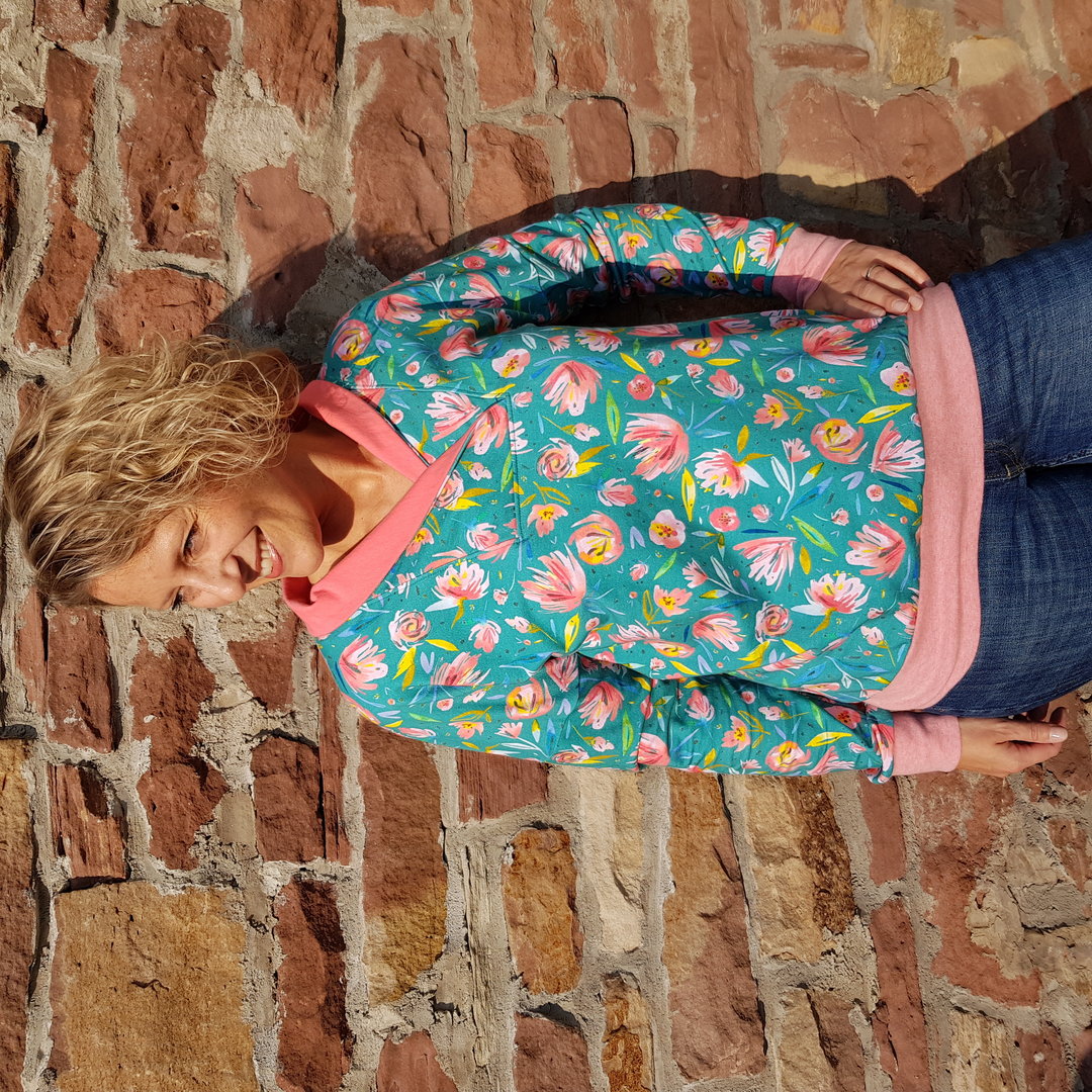 Designbeispiel: lillesol women No.58 Oversize-Hoodie