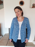 Designbeispiel: lillesol women No.59 Basic-Strickjacke