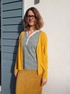 Designbeispiel: lillesol women No.59 Basic-Strickjacke