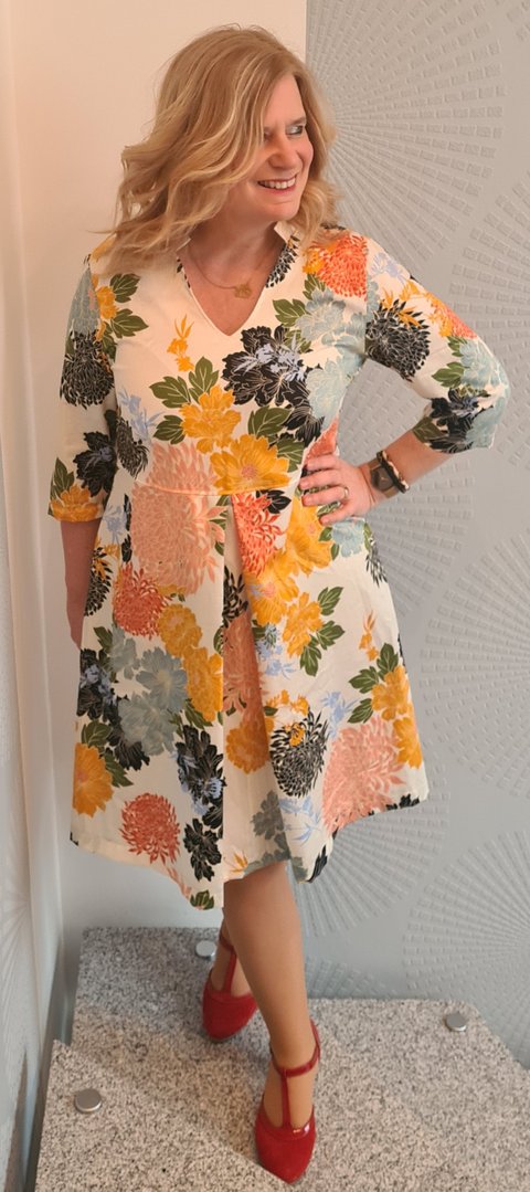 Ebook / Schnittmuster lillesol women No.60 Kleid "Magnolia" *mit Video Nähanleitung*
