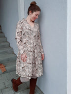 Designbeispiel: lillesol women No.60 Kleid "Magnolia" mit Video-Nähanleitung