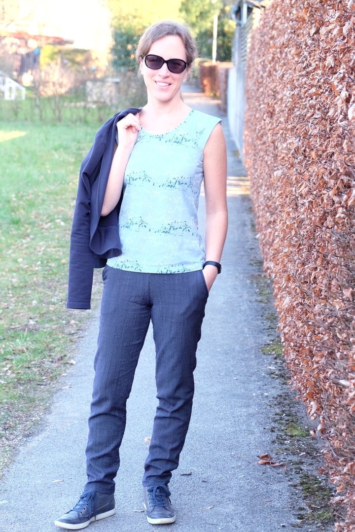 Ebook / Schnittmuster lillesol women No.62 Tapered Hose "Paula" *mit Video Nähanleitung*