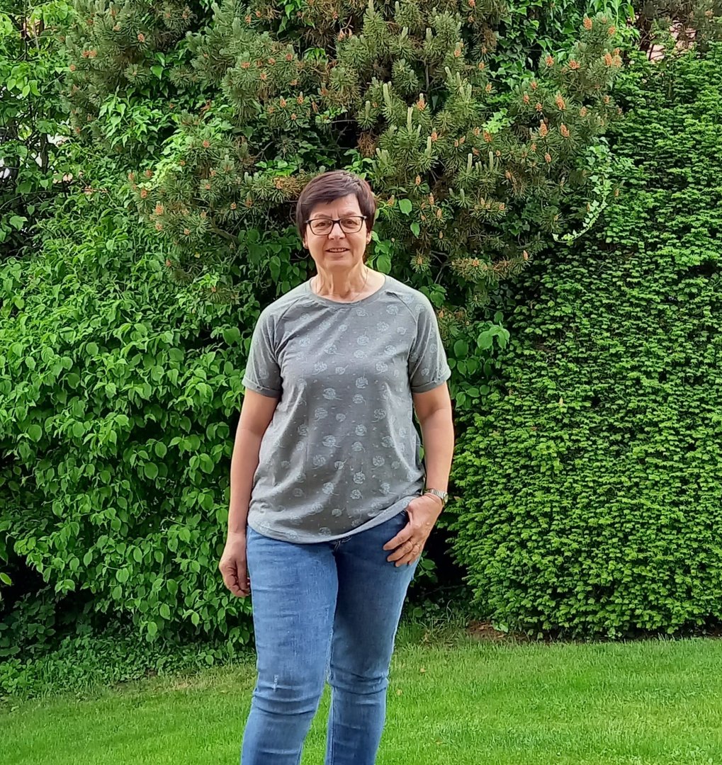 Designbeispiel: lillesol women No.65 Raglanshirt "Combina"