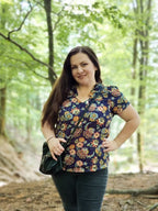 Ebook / Schnittmuster lillesol women No.72 Sommerbluse "Lavina" *mit Video Nähanleitung*