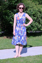 Ebook / Schnittmuster lillesol women No.89 Sommerkleid "Carmela" mit Video-Nähanleitung*