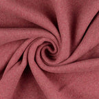 Organic Fleece - bordeauxrot meliert