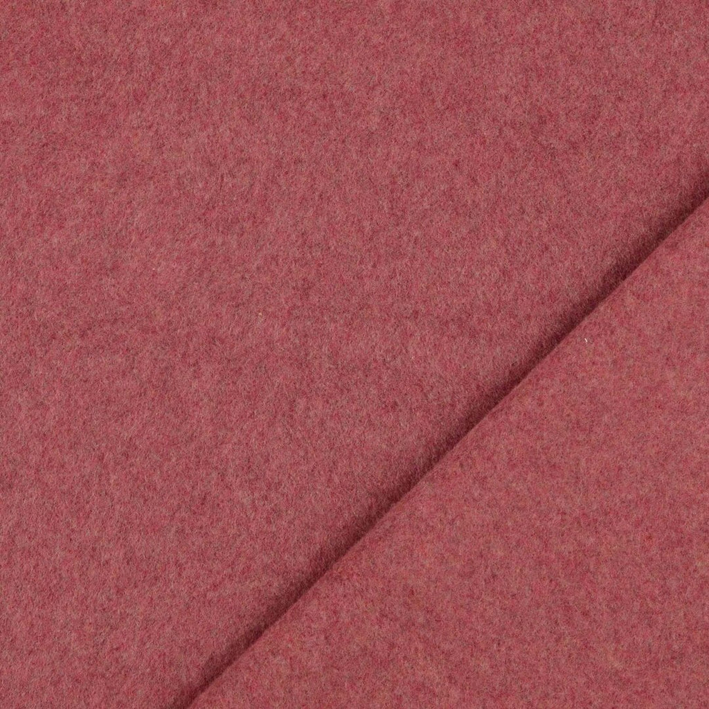 Organic Fleece - bordeauxrot meliert
