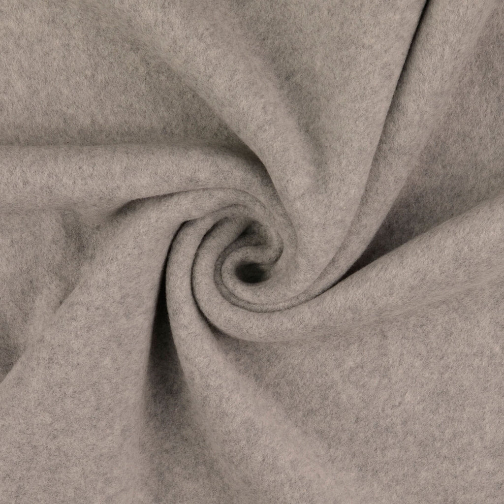 Organic Fleece - grau meliert