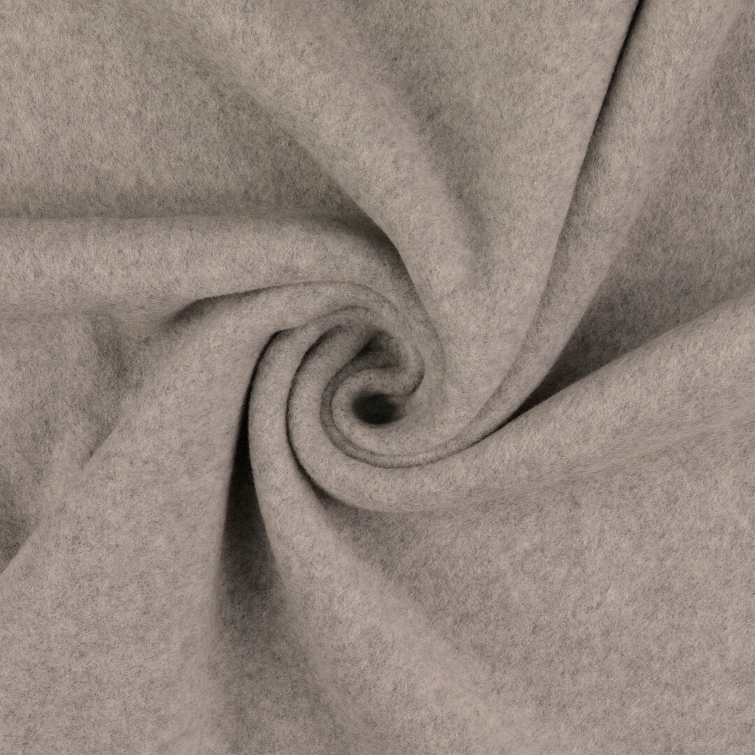 Organic Fleece - grau meliert
