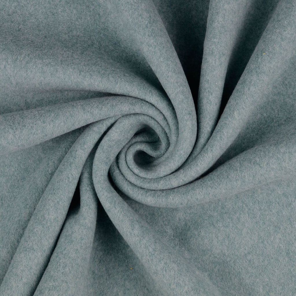 Organic Fleece - mintgrün meliert