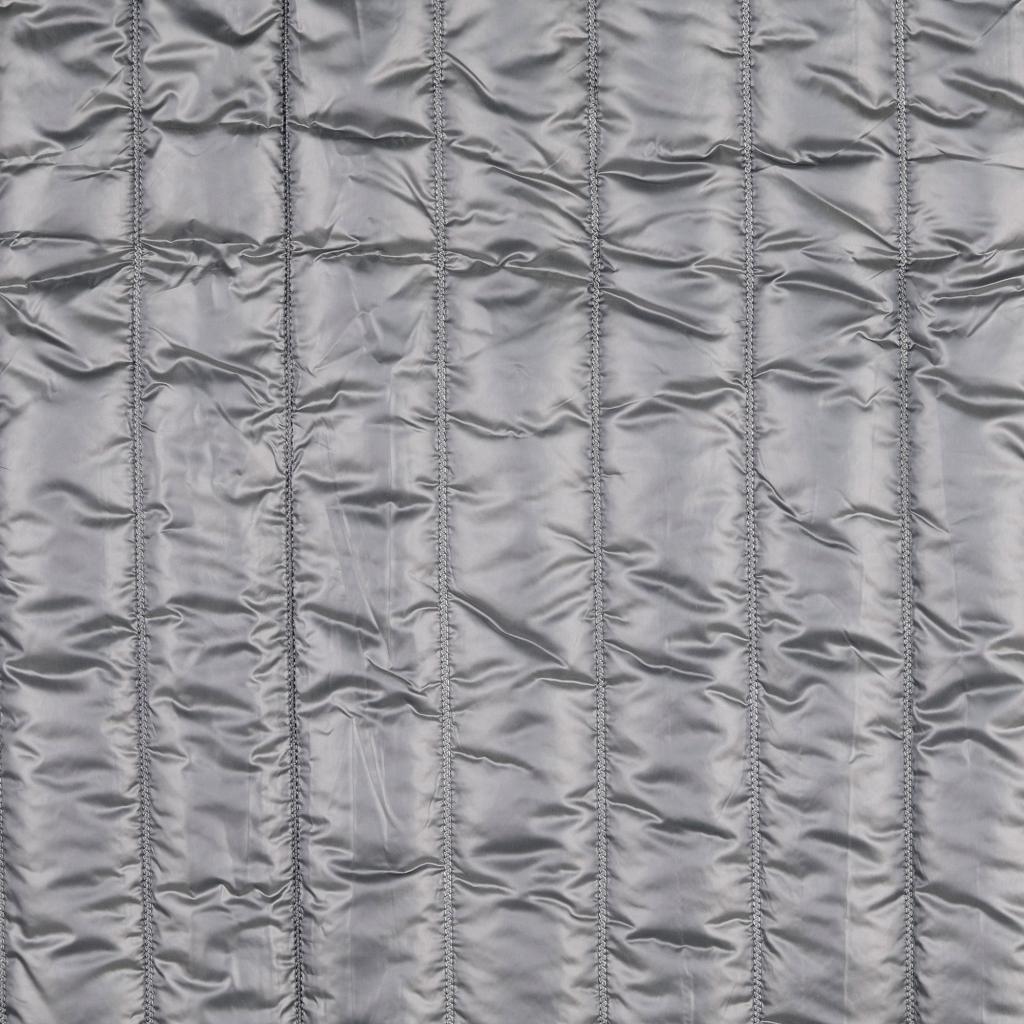 Wattierter Steppstoff - grau *Videovorstellung*