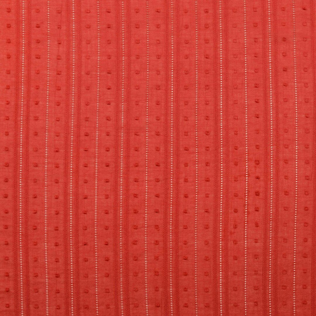 Baumwoll-Voile Dobby - ziegelrot