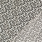Viskose Popeline Blütenblätter - schwarz *Videovorstellung*